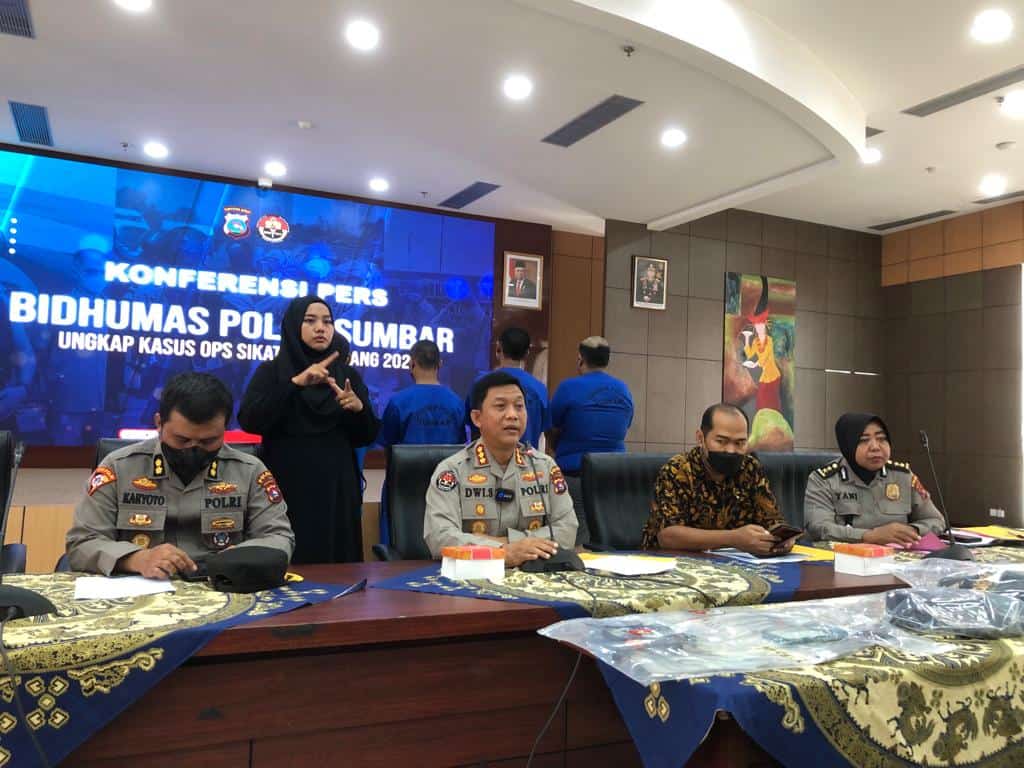 Operasi Sikat Singgalang Polda Sumbar Ungkap Kasus Dengan