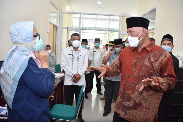 Gubernur Sumbar kunjungi RSUD Lubuk Basung