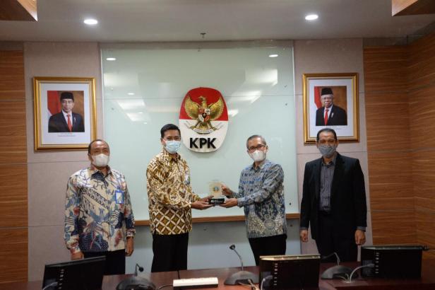 Pimpinan KPK menerima audiensi Direksi dan Dewan Pengawas BPJamsostek di Gedung Merah Putih KPK, Rabu (28/4) nanti.