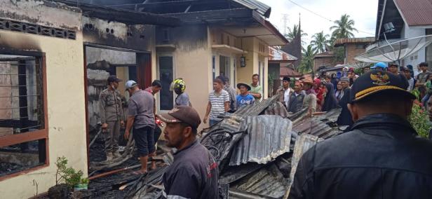 Rumah legiun Veteran terbakar