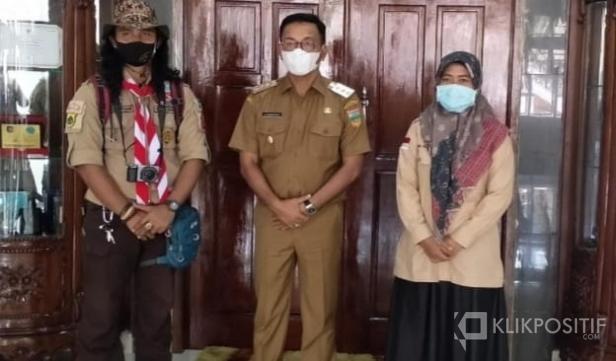 Faisal Yusri bersama Bupati Solok Selatan Khairunas dan Pengurus Pramuka Kwarcab 0319 Solsel, Upik Hayati