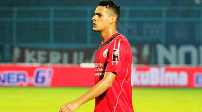 Cassio de Jesus saat berseragam Semen Padang FC di musim 2017 lalu.