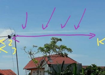 Pengamatan awan gempa dari Kota Padang