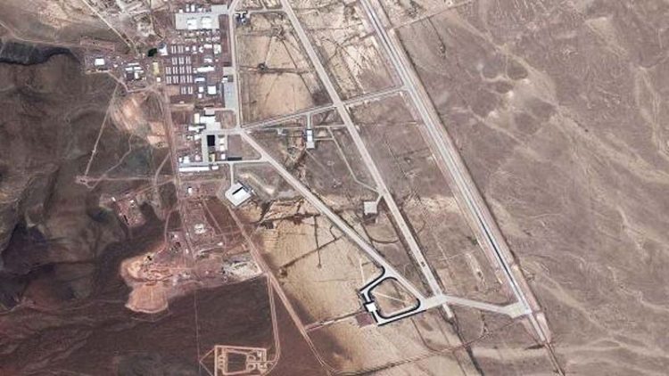 Penampakan Area 51 dari udara