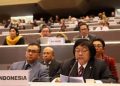 Menteri Lingkungan Hidup dan Kehutanan Siti Nurbaya yang memimpin Delegasi RI