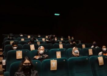 Suasana nonton bioskop di tempat yang dipesan Atta Halilintar