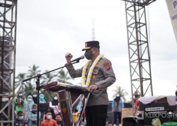 Kapolda Sumbar Irjen Pol Teddy Minahasa Putra, SH. S.Ik di RTH Padang Aro Solok Selatan Minggu 10/10