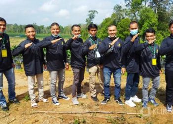 Petani milenial Solok Selatan dan Kabupaten Solok saat mengikuti pelatihan di Bapeltan Jambi