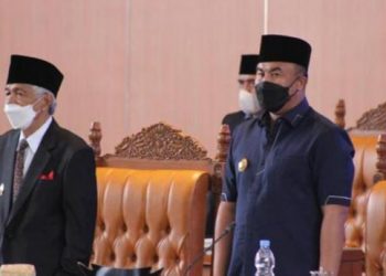 Bupati Hadiri Rapat Paripurna PAW Anggota DPRD Dharmasraya