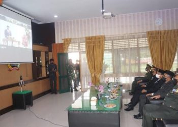 Peringatan HUT TNI ke-76 di Kabupaten Lima Puluh Kota.