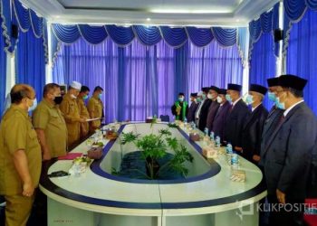 Suasana saat Bupati Pasaman Barat, Hamsuardi melantik sebanyak 11 Pejabat Administrator