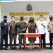 Bupati Pessel, Rusma Yul Anwar saat menghadiri Pencanangan ZI WBK dan WBBM di Kantor Kejaksaan Pessel