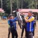 Kapolres Solok Selatan Menyerahkan Sepeda Kepada Peserta Gowes yang memenangkan Door prize