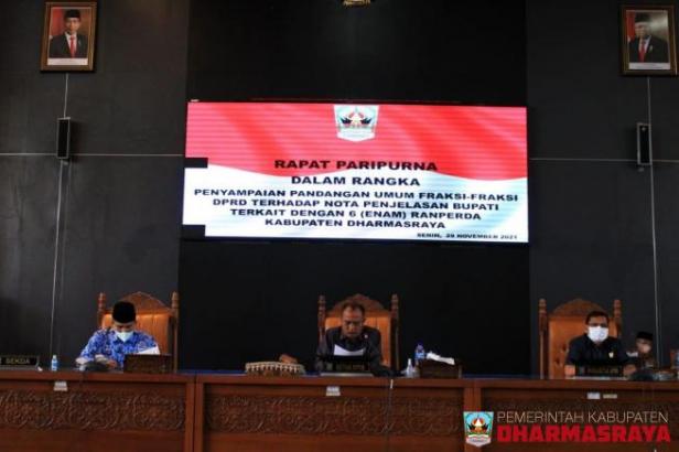 DPRD Tanggapi Enam Ranperda Usulan Pemkab Dharmasraya
