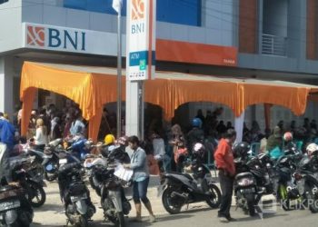 Kantor Kas BNI Painan ramai dikunjungi penerima Bantuan UMKM dari Pemerintah