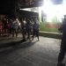 Satpol PP menggiring pemandu karaoke yang diamankan