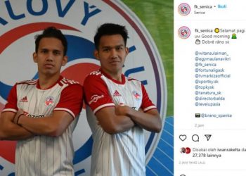 FK Senica pajang foto Witan Sulaeman dan Egy Maulana Vikri