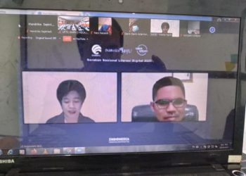 Webinar tentang Kesiapan Masyarakat dalam Menghadapi Transformasi Digital yang dilaksanakan Kementerian Komunikasi dan Informatika (Kemenkominfo), Kamis (14/10) kemarin.