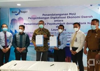 Pemko Payakumbuh teken MoU bersama Bank Nagari Pusat di Padang