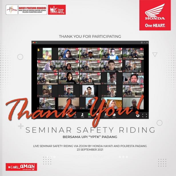 Kampanye Safety Riding Honda Hayati