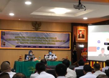 Deputi Bidang Pelayanan Publik Kemenpan RB Bersama Kakanwil Kemenkumham Sumbar R. Andika Dwi Prasetya