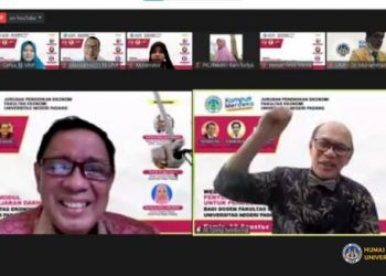 Jurusan Pendidikan Ekonomi mengadakan Webinar Penyusunan E-Modul