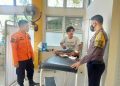 Korban saat di Puskesmas