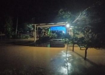 Kondisi banjir di Lunang Pessel sudah berangsur surut