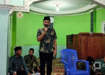 Ketua DPRD Solsel Zigo Rolanda Saat Pimpin TSR DI Mesjid Salman Nagari Lubuk Gadang Utara kecamatan Sangir