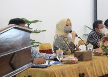 Rapat koordinasi dilakukan bersama Ketua TP-PKK Kota Padang Panjang, dr. Dian Puspita Fadly Amran, Sp.JP bersama dinas terkait, Kamis, 23 September 2021.