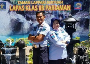 Ika Susanti bersama Suami (Kalapas Pariaman)