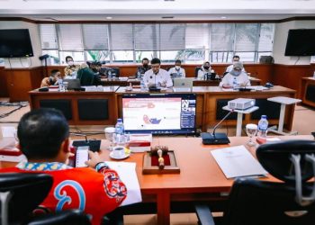 Rapat Kerja Komite I DPD RI dengan Menteri Pendayagunaan Aparatur Negara Dan Reformasi Birokrasi (KemenPAN-RB) dan Kepala Badan Kepegawaian Negara (BKN).