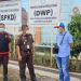 Kajari Solsel Muhammad Bardan Berbincang dengan M. Fajrin sebelum memasuki BPKD Solsel