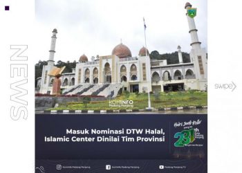 Masuk Nominasi DTW Halal, Islamic Center Dinilai Tim Provinsi