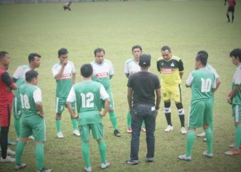 Persiapan Tim PSS FC menghadapi laga Kedua di pertandingan Playoff LST