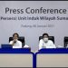 Press conference PLN UIW Sumbar di awal tahun 2021 bersama media