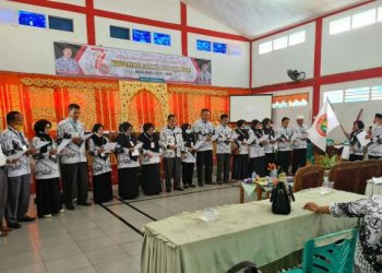 Pengurus DPC PGRI Kecamatan Limo Kaum terpilih masa bakti 2021-2026