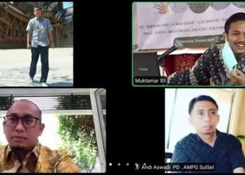 Muktamar XII KAMMI bertema "Arah Kontribusi Alumni dalam Mewujudkan Keadilan Sosial" yang digelar secara virtual.