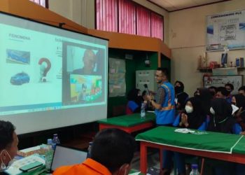 PLN Solok Edukasi Siswa Tentang Budaya Kerja Industri