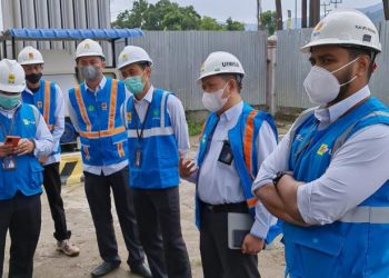 PLN Unit Induk Wilayah Sumatera Barat (UIW Sumbar) kunjungi salah satu perusahaan supplier gas oksigen di Kota Padang yaitu PT Samator Gas Industri, pada Selasa (13/07) lalu.