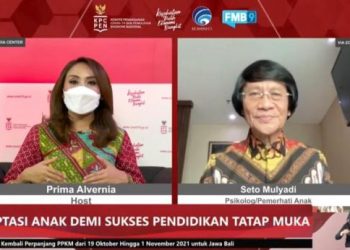 PTM Terbatas Butuh Kesiapan Anak Beradaptasi dengan Kebiasaan Baru