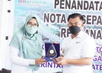 Pemkab Dharmasraya dan BPJS Kesehatan Tandatangani Nota Kesepakatan dan Rencana Kerja