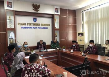 Pemko Payakumbuh Matangkan Persiapan Gebyar Sumbar Sadar Vaksin melalui Rapat Persiapan di Balai Kota Payakumbuh