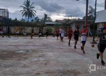 Persiapan atlet Perbasi Kota Payakumbuh.