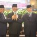 Foto Rusma Yul Anwar (tengah) bersama Nasrul Abit (kanan) dan Dasrizal Basir anggota DPR RI Dapil Sumbar di sela momen di DPRD Pessel