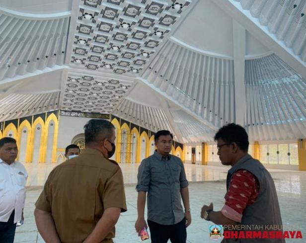 Progres Pembangunan Islamic Center Dharmasraya Capai 90 Persen