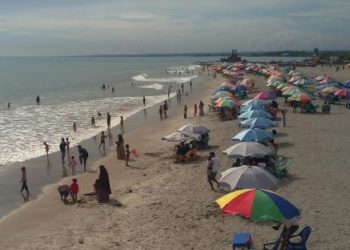 Salah satu titik pantai Pariaman