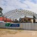 Hangar di Kawasan Padang Kaduduak yang akan ditempati kendaraan tanggap darurat kebencanaan Kota Payakumbuh.