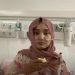 Fatin Shidqia saat dirawat di Rumah Sakit Wisma Atlet