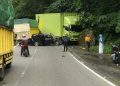 Laka Beruntun Jalan  Raya Padang Panjang-Bukittinggi Padang